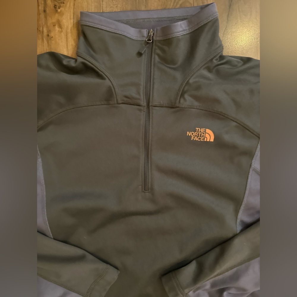 The North Face Men’s Softshell Jacket L Gray Full Zip Performance - Picture 3 of 5
